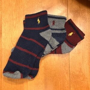 3 pairs of men’s Ralph Lauren socks